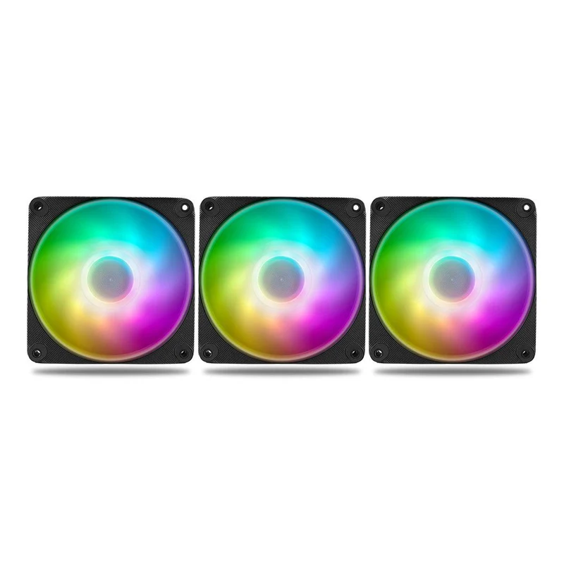 Inwin Mercury AM120S ARGB Cooling Fan - Triple Pack (Black)