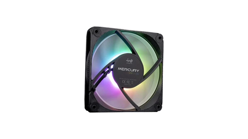 Inwin Mercury AM120S ARGB Cooling Fan - Triple Pack (Black)