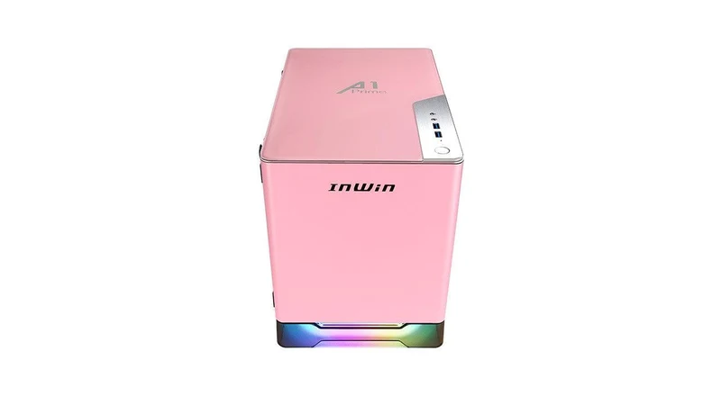 Inwin A1 Prime Mini-ITX Tower Pc Case (Pink)