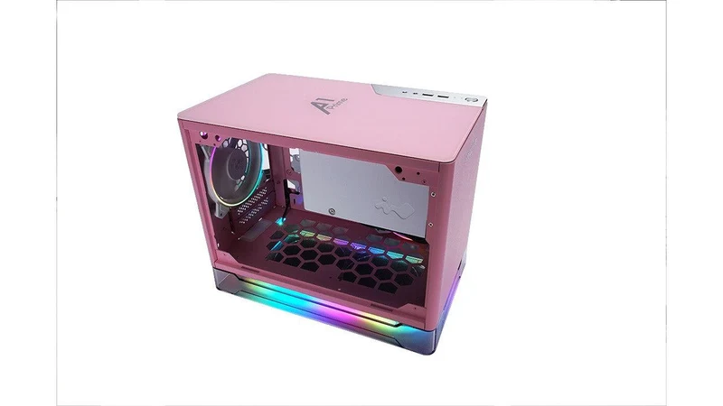 Inwin A1 Prime Mini-ITX Tower Pc Case (Pink)