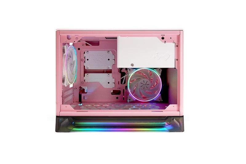 Inwin A1 Prime Mini-ITX Tower Pc Case (Pink)