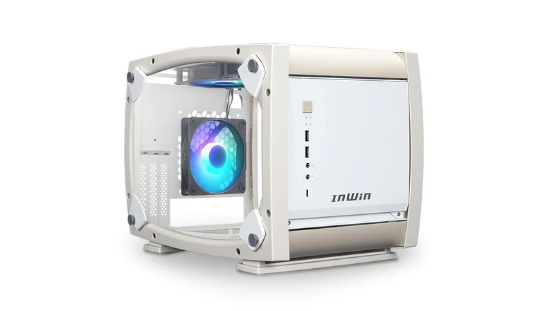 Inwin Explorer Mini-ITX Tower Pc Case (Bone White)