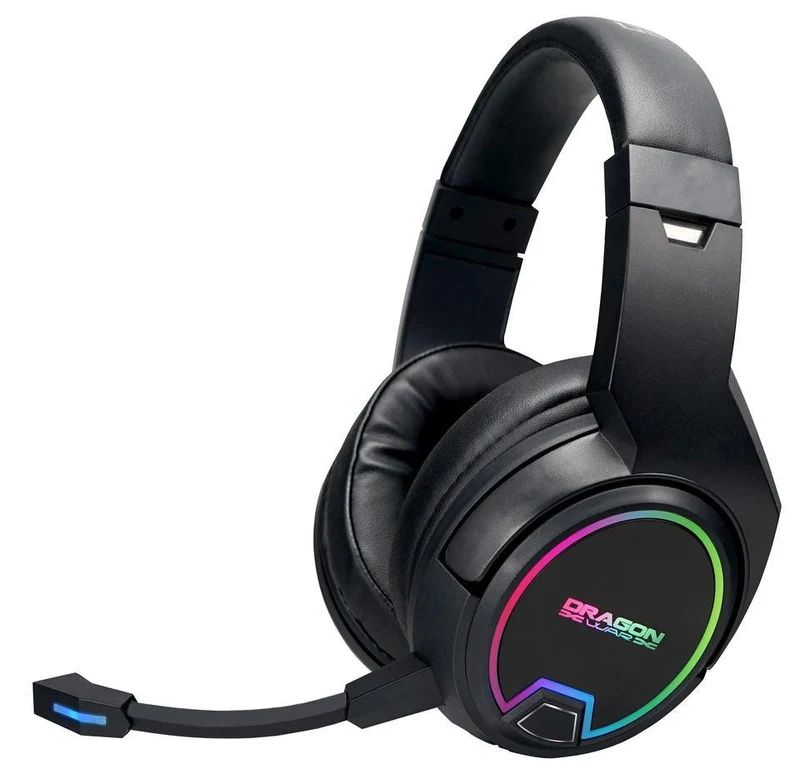Dragonwar 2.4G RGB Wireless Gaming Headset With Stereo HD Sound (G-HS-015-Black)