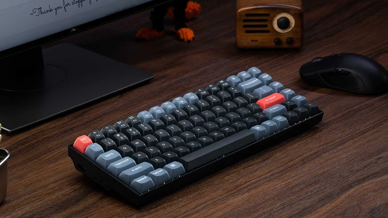 Keychron K2 Pro QMK/Via Hot-Swappable White Backlight Wireless Mechanical Keyboard (K Pro Mechanical Brown Switch) (K2P-G3)