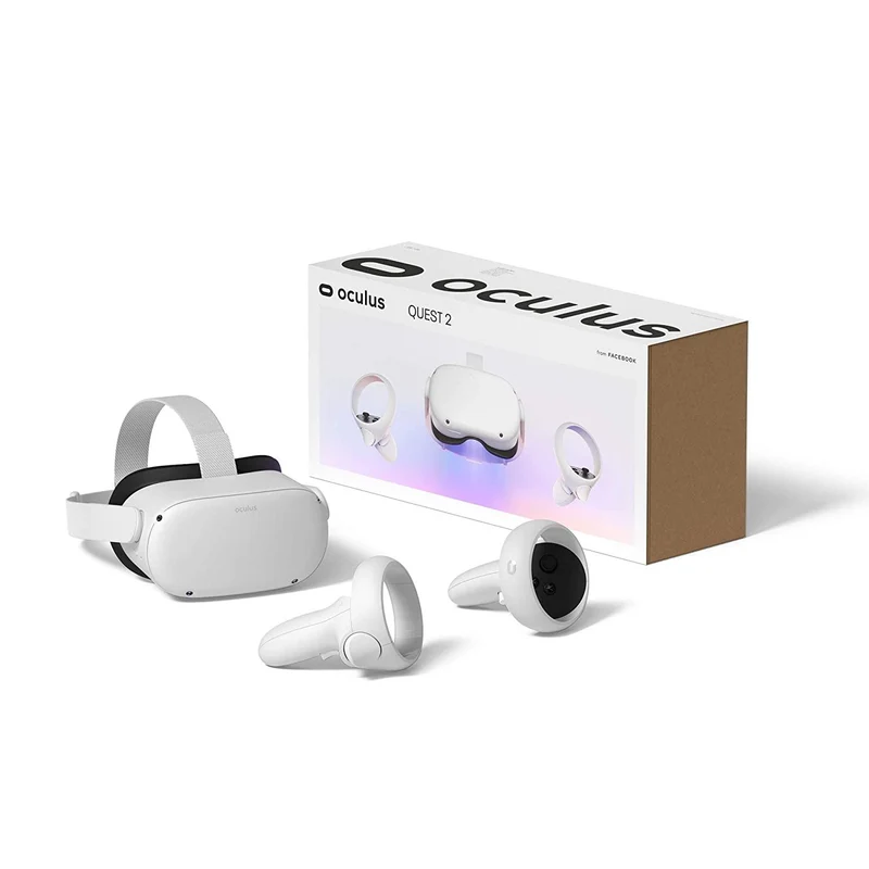 Oculus / Meta Quest 2 256GB All In One VR Gaming Headset (Includes Resident Evil 4 Download Code Inside) (White)