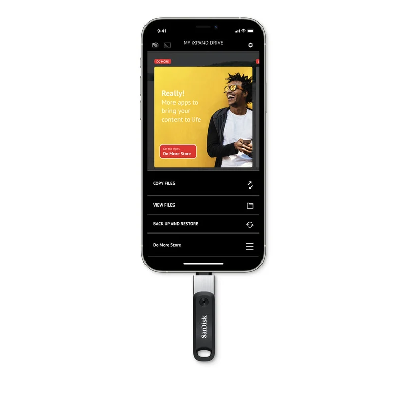 Sandisk IXPAND 256GB Flash Drive Go For Iphone And Ipad (SDIX60N-256G-GN6NE)
