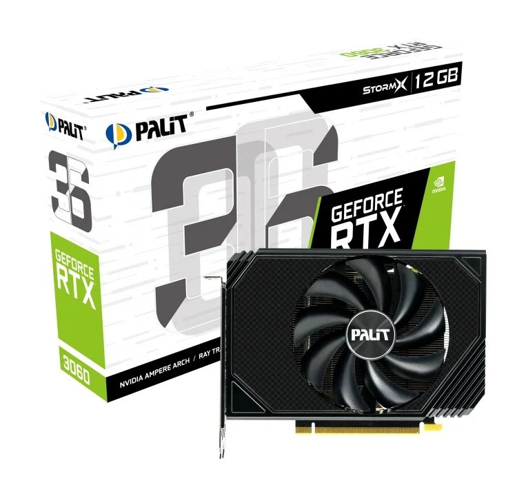 Palit GeForce RTX 3060 StormX 8GB GDDR6 Graphics Card