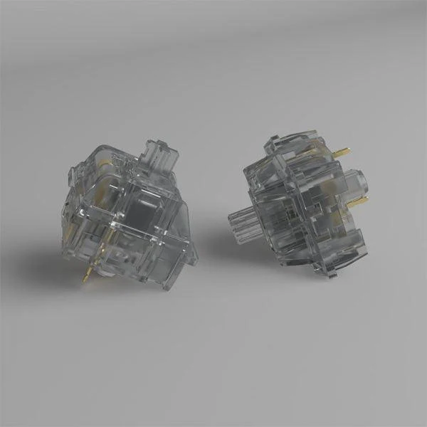 AKKO CS Mechanical Switch Keyboard Replacement 45 PCS (Crystal Silver Switch)