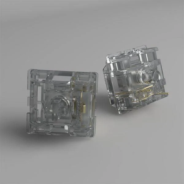 AKKO CS Mechanical Switch Keyboard Replacement 45 PCS (Crystal Silver Switch)