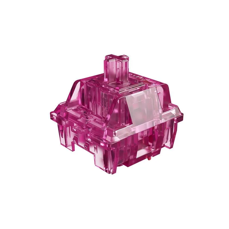 AKKO CS Mechanical Switch Keyboard Replacement 45 PCS (Crystal Wine Red Switch)