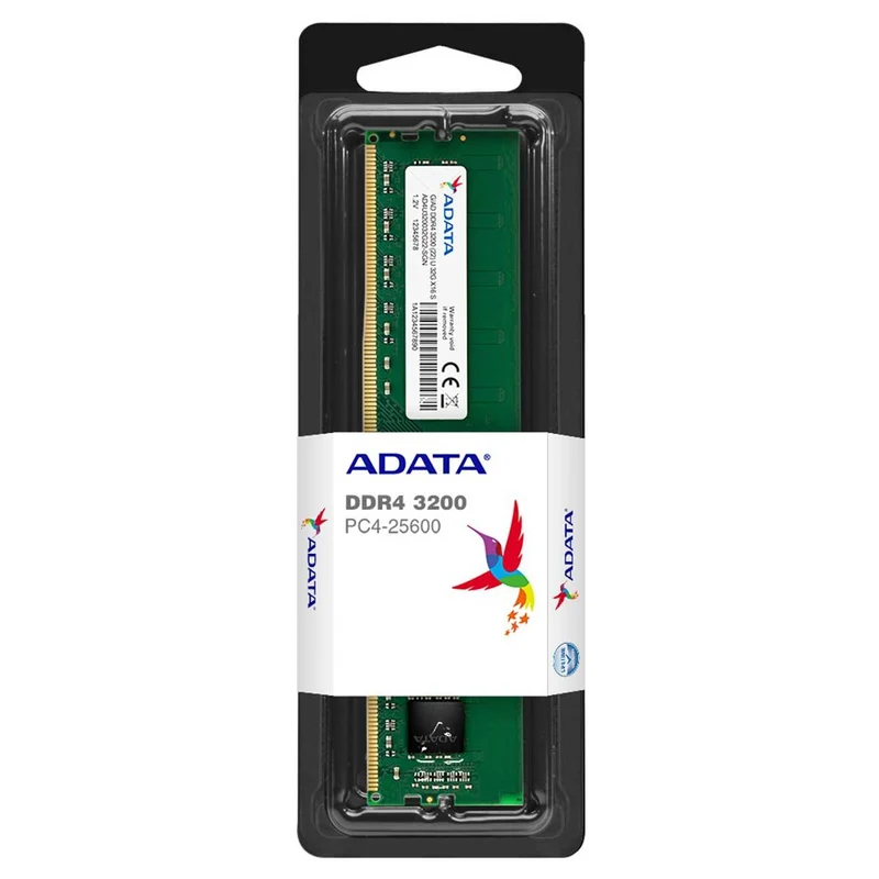 ADATA 8GB DDR4 3200MHZ PC4-25600 U-DIMM Memory (AD4U32008G22-SGN)