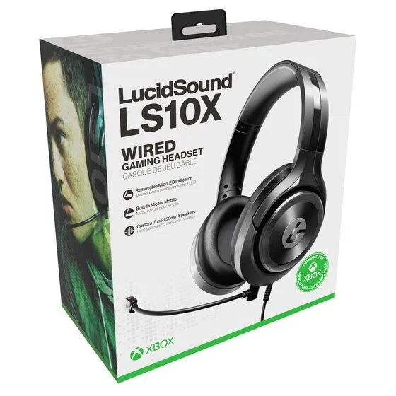 Lucidsound LS10X Wired Gaming Headset For Xbox Series X/S (Black)