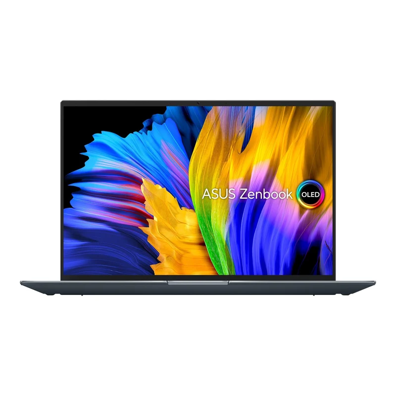 Asus Zenbook 14X OLED UX5401ZA-KN130WS Laptop (Pine Grey) | 14" 2.8K | i5-12500H | 16GB RAM | 512GB SSD | Intel Iris Xᵉ Graphics | Windows 11 Home | MS Office Home & Student 2021 | Asus Sleeve
