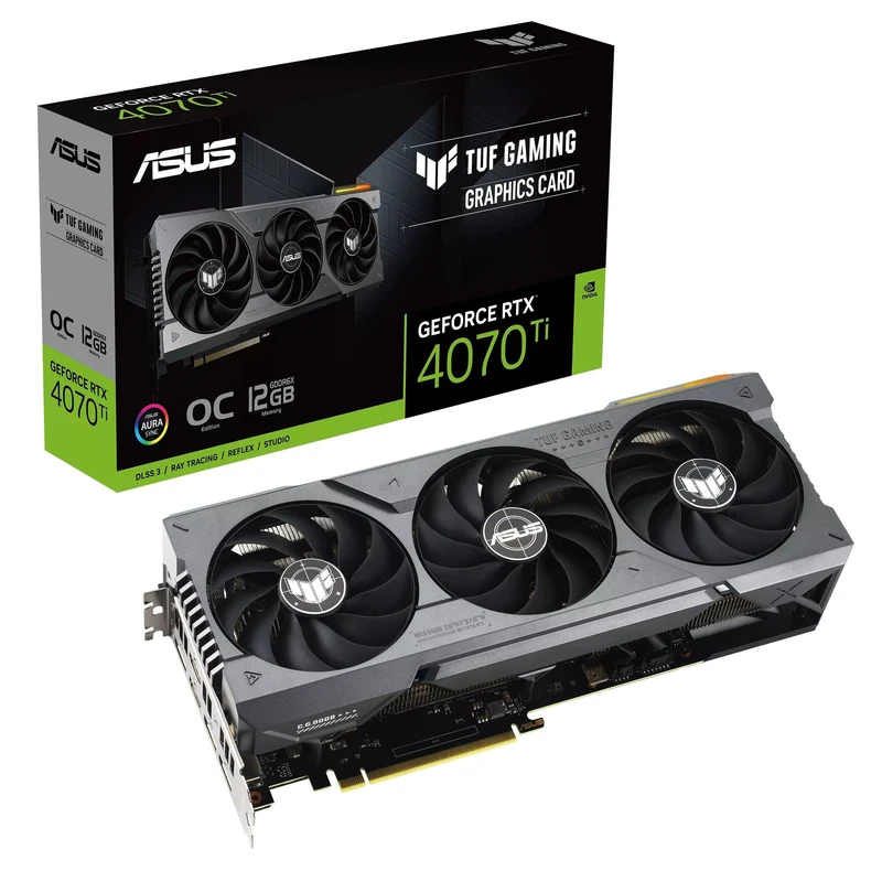 Asus TUF GeForce RTX 4070 Ti O12G OC Edition Gaming Graphics Card
