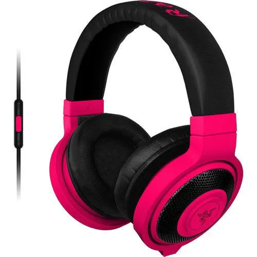 Razer Kraken Mobile Analog Music & Gaming Headset (Neon Red)