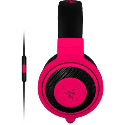 Razer Kraken Mobile Analog Music & Gaming Headset (Neon Red)