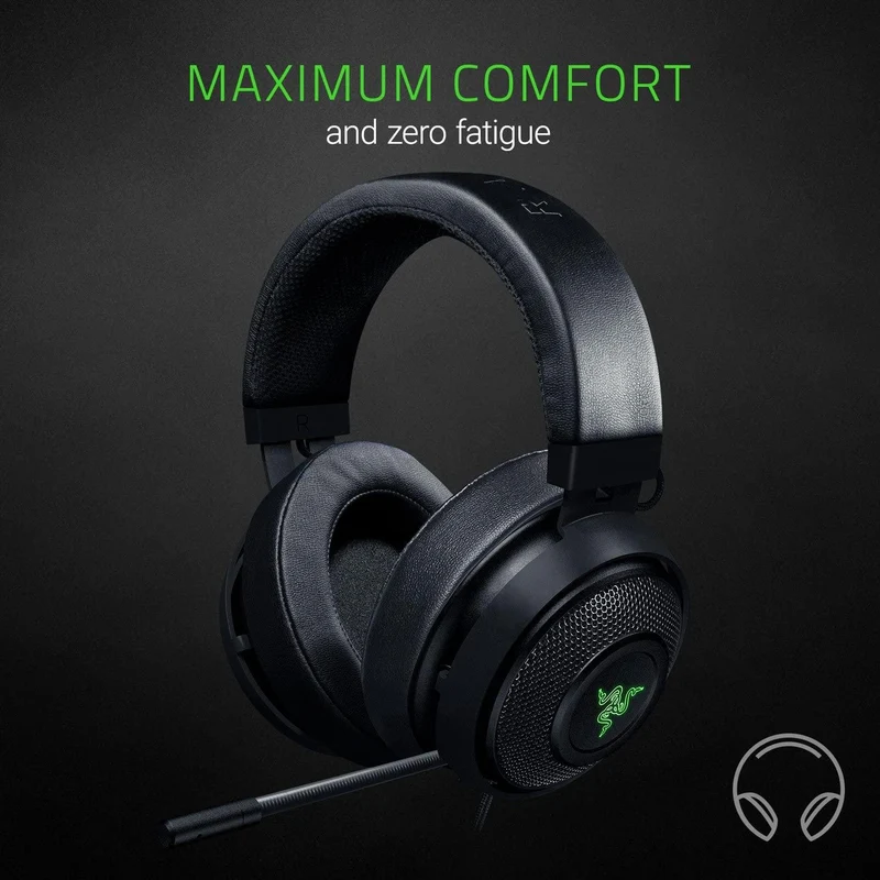 Razer Kraken 7.1 v2 Digital USB Gaming Headset (Virtual 7.1 Surround Sound)