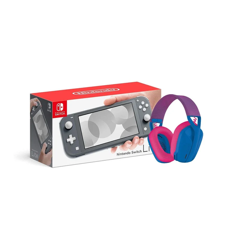 LOGITECH G435 LIGHTSPEED WIRELESS GAMING HEADSET (BLUE) + NINTENDO SWITCH CONSOLE (Lite, Refresh, OLED)