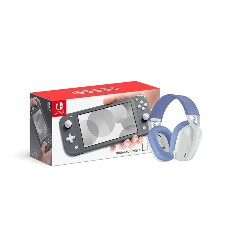 LOGITECH G435 LIGHTSPEED WIRELESS GAMING HEADSET (WHITE) + NINTENDO SWITCH CONSOLE (Lite, Refresh, OLED)