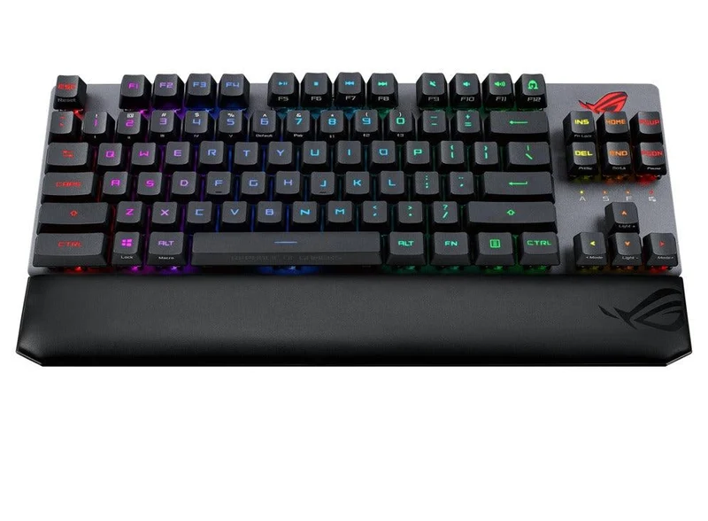 Asus ROG Strix Scope RX TKL Wireless Deluxe Optical Mechanical Gaming Keyboard (ROG RX Blue Switch Clicky & Speedy) (X807)