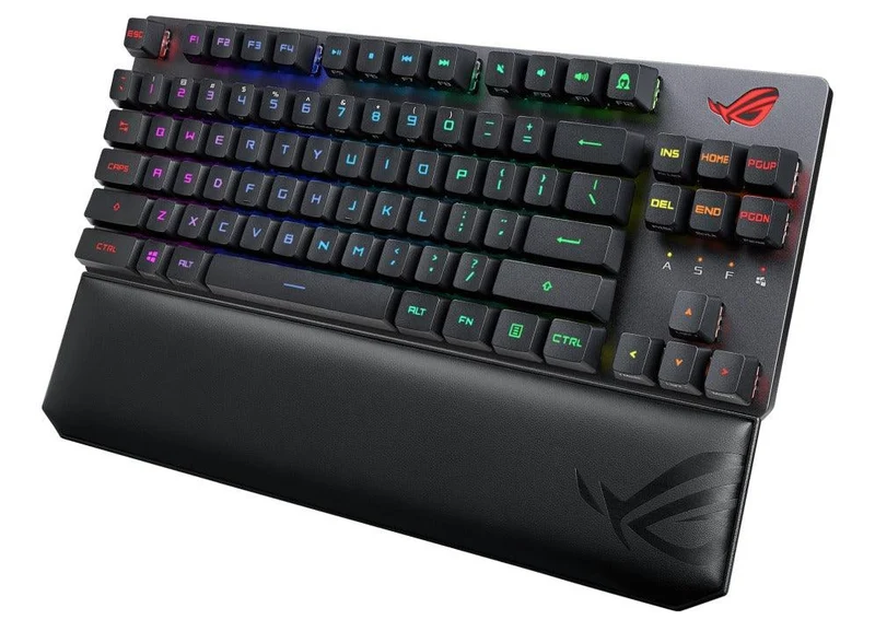 Asus ROG Strix Scope RX TKL Wireless Deluxe Optical Mechanical Gaming Keyboard (ROG RX Blue Switch Clicky & Speedy) (X807)