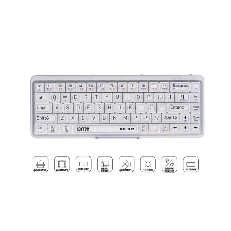 Lofree 1% Fresnel Dual-Mode Mechanical Keyboard (Misty)