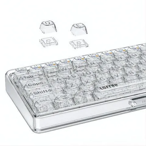 Lofree 1% Fresnel Dual-Mode Mechanical Keyboard (Clear)