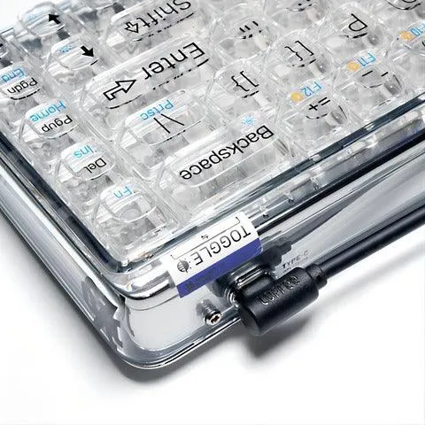 Lofree 1% Fresnel Dual-Mode Mechanical Keyboard (Clear)