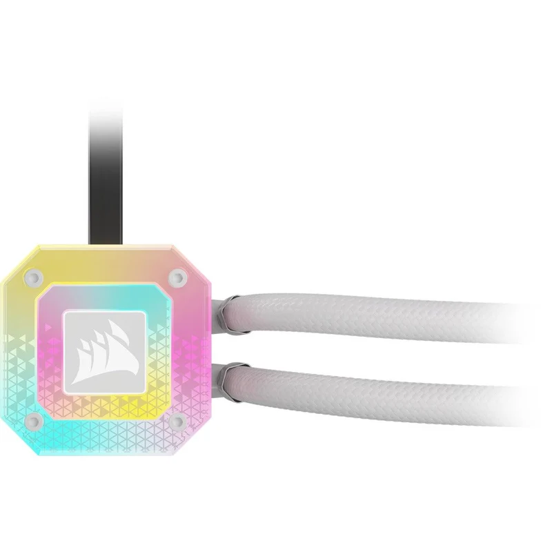 Corsair iCue H150i Elite Capellix XT Extreme Performance 360MM RGB Liquid CPU Cooler (White)