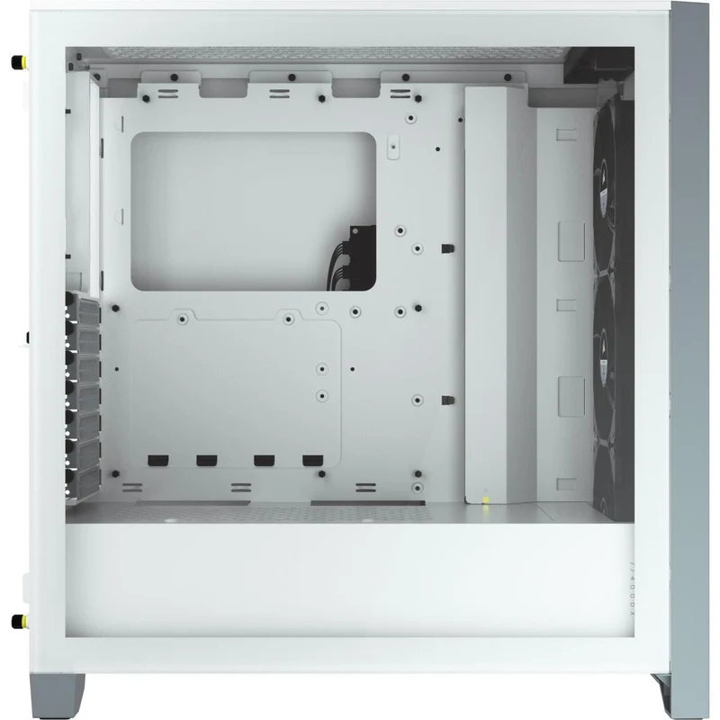 Corsair iCUE 4000X RGB Tempered Glass Mid-Tower ATX Case (White)