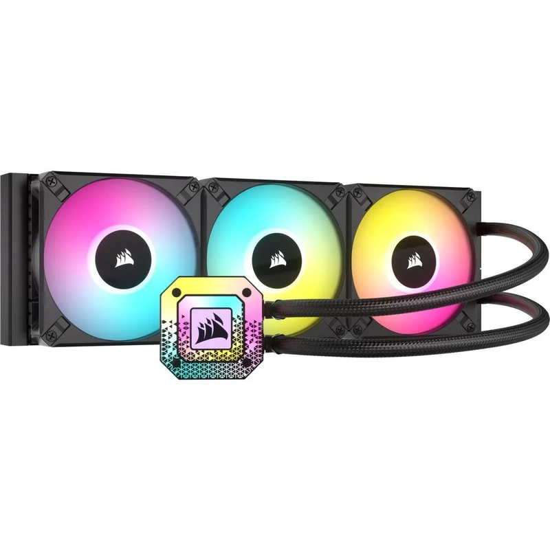 Corsair iCue H150i Elite Capellix XT Extreme Performance 360MM RGB Liquid CPU Cooler (Black)
