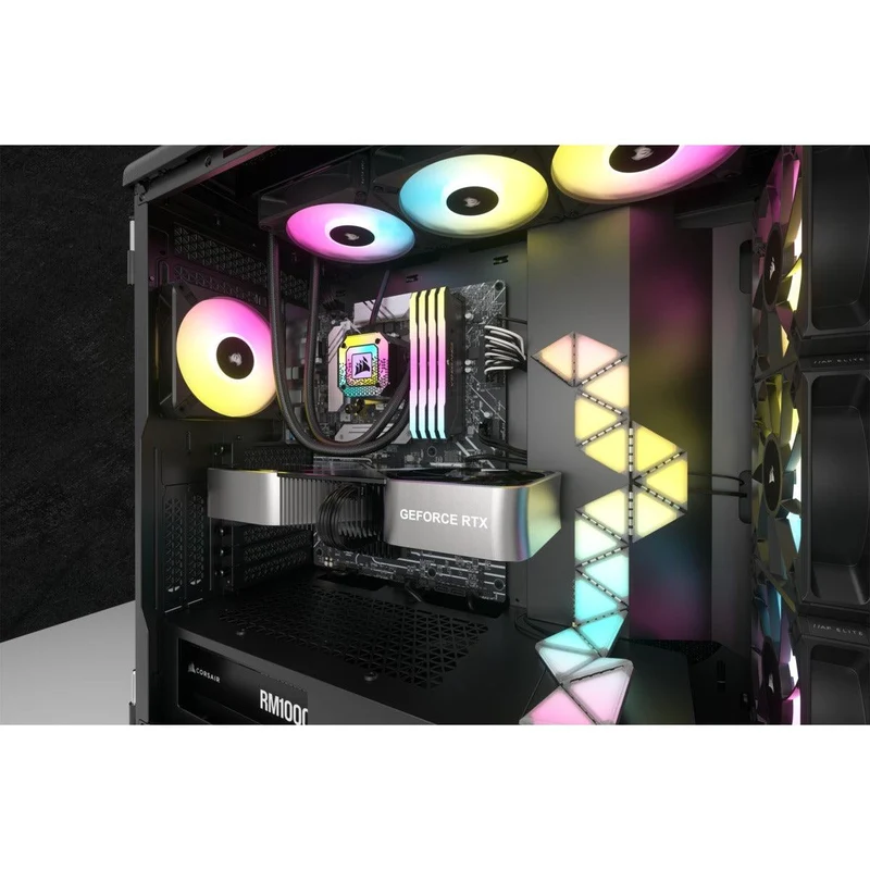 Corsair iCue H150i Elite Capellix XT Extreme Performance 360MM RGB Liquid CPU Cooler (Black)