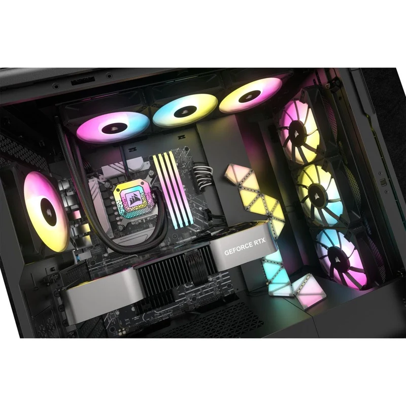 Corsair iCue H150i Elite Capellix XT Extreme Performance 360MM RGB Liquid CPU Cooler (Black)