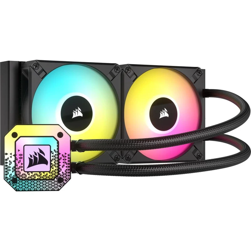 Corsair iCue H100i Elite Capellix XT Extreme Performance 240MM RGB Liquid CPU Cooler (Black)