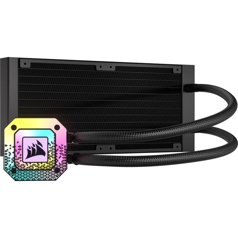 Corsair iCue H100i Elite Capellix XT Extreme Performance 240MM RGB Liquid CPU Cooler (Black)