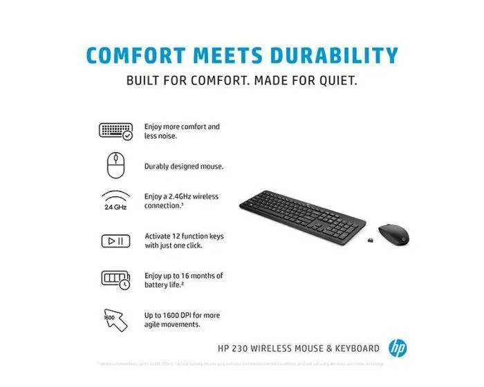 HP 230 Wireless Keyboard (3L1E7AA)