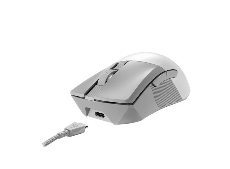 Asus ROG P711 Gladius III Wireless Aimpoint Gaming Mouse (White)