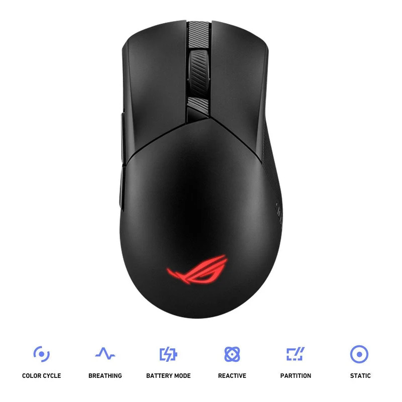 Asus ROG P711 Gladius III Wireless Aimpoint Gaming Mouse (Black)