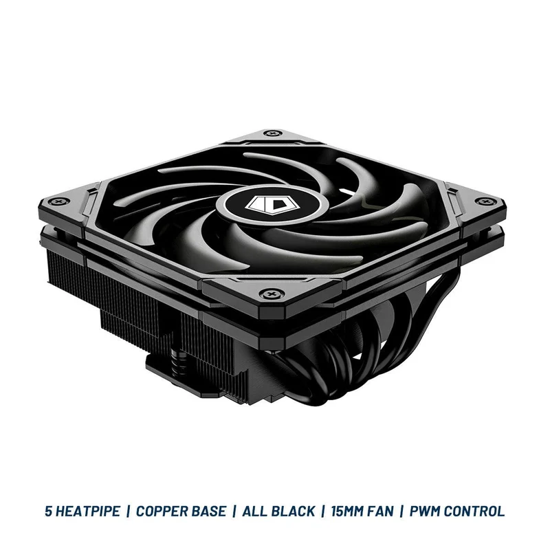 ID-COOLING IS-55 Black 55MM Low Profile CPU Cooler