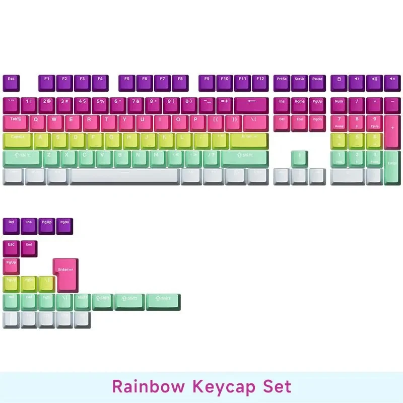 MonsGeek Rainbow Keycap Set (132-Key)