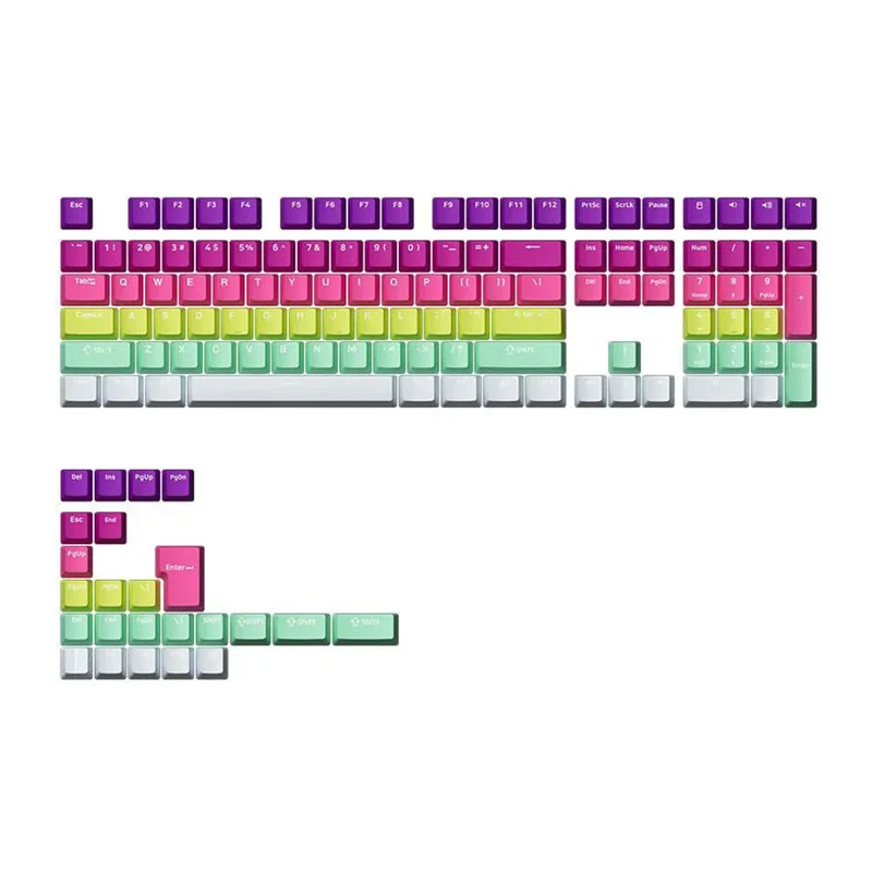 MonsGeek Rainbow Keycap Set (132-Key)