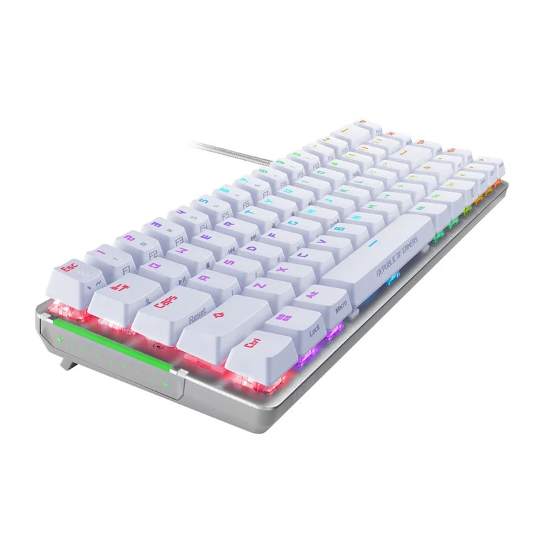 Asus ROG Falchion Ace M602 65% RGB Compact Gaming Mechanical Keyboard (ROG NX Red Switch Linear & Swift) (White)