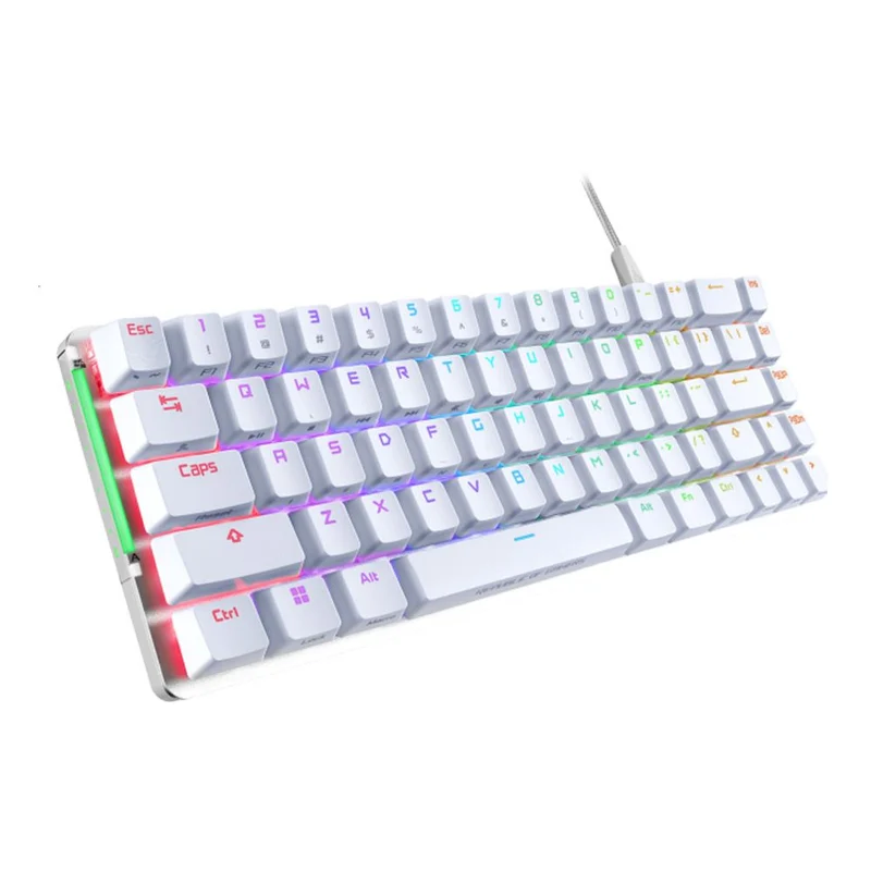 Asus ROG Falchion Ace M602 65% RGB Compact Gaming Mechanical Keyboard (ROG NX Red Switch Linear & Swift) (White)