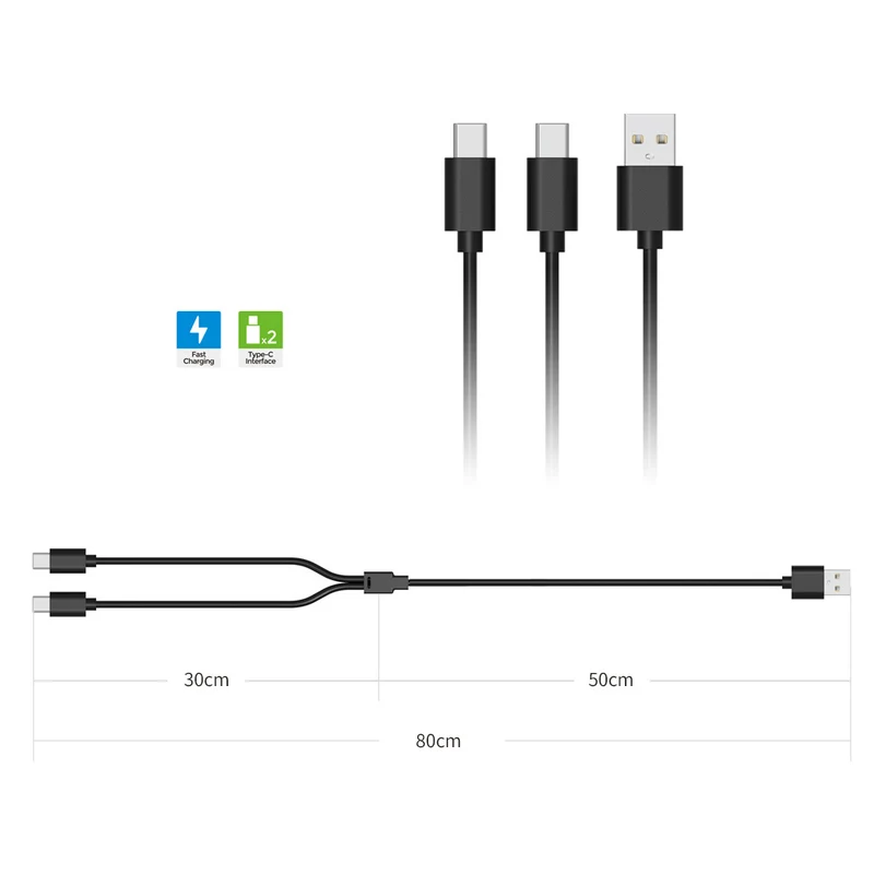 Dobe PSVR Charging Cable for Sony Playstation VR2 TP5-2519