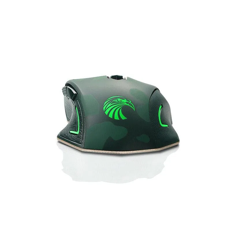 E-Yooso X-3 Ergonomic Gaming Mouse (Green Camouflage)