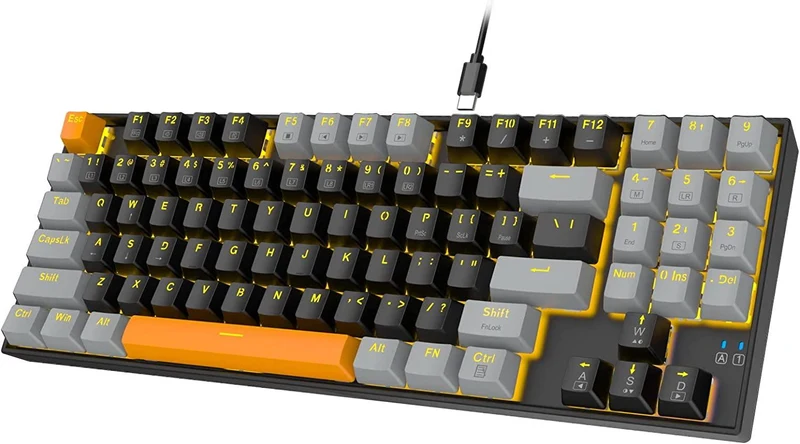 E-YOOSO Z-13 Single Light 89 Keys Mechanical Keyboard Black/Gray (Brown Switch)
