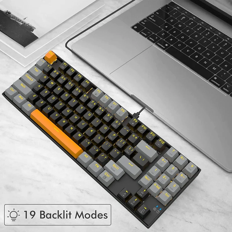 E-YOOSO Z-13 Single Light 89 Keys Mechanical Keyboard Black/Gray (Brown Switch)