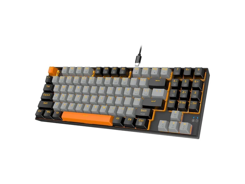 E-YOOSO Z-13 Single Light 89 KEYS Mechanical Keyboard Gray/Black (Red Switch)