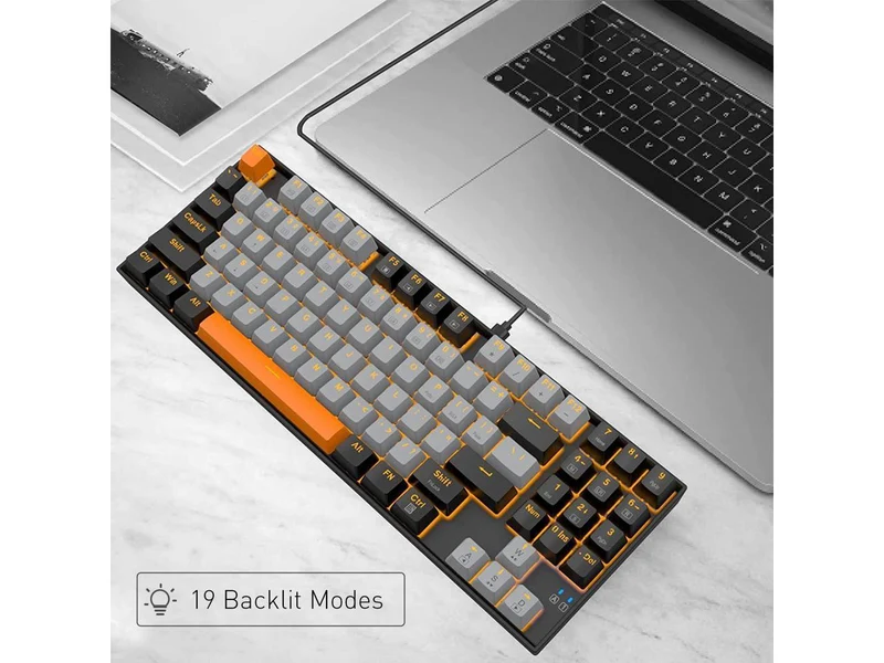 E-YOOSO Z-13 Single Light 89 KEYS Mechanical Keyboard Gray/Black (Red Switch)