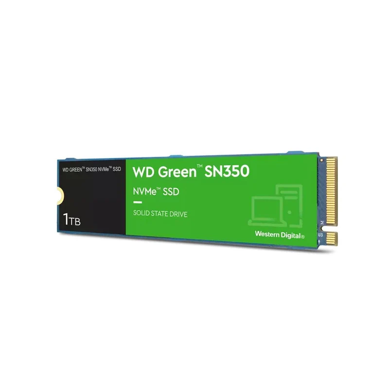 WD Green SN350 1TB M.2 2280 PCIE Internal SSD (WDS100T3G0C)